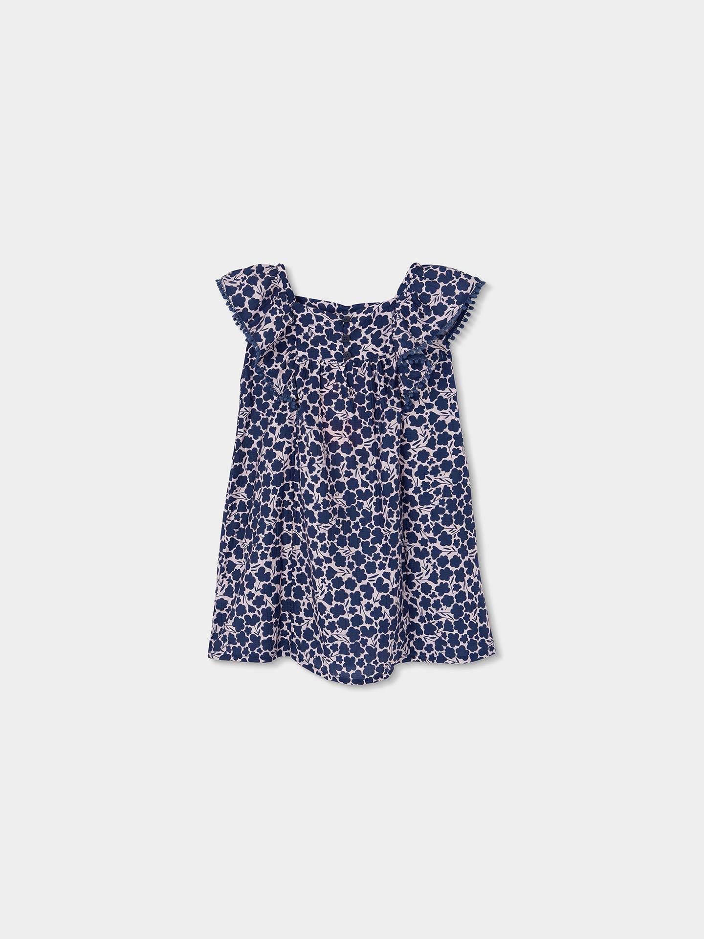 Vestido com Padrão Floral