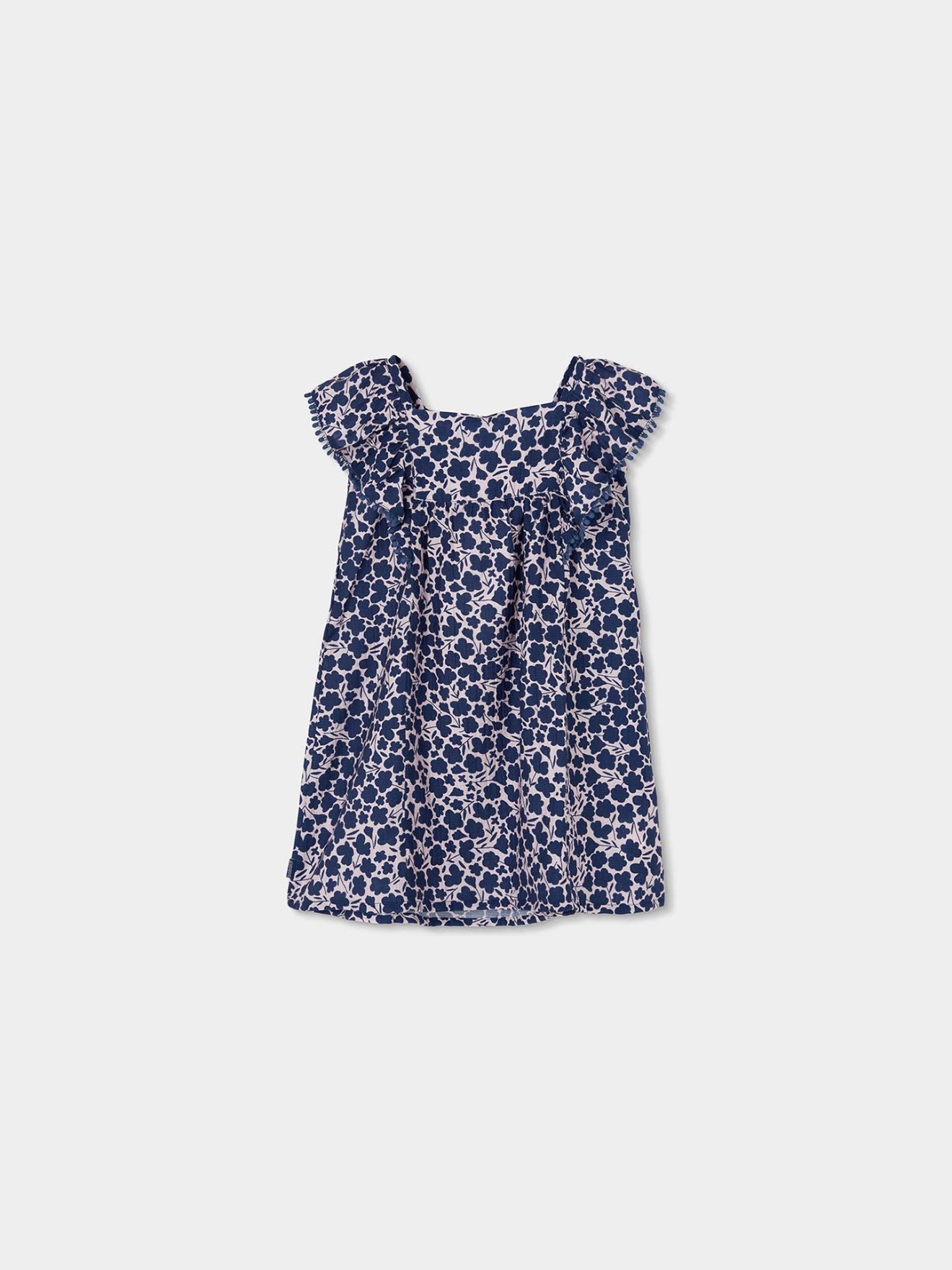 Vestido com Padrão Floral