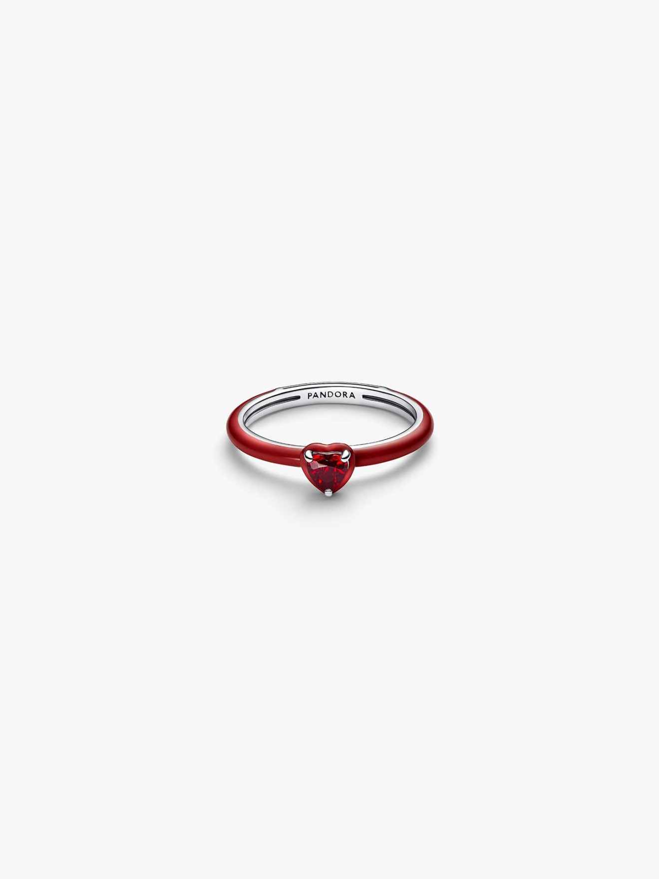 Anel Cora��o Chakra Vermelho