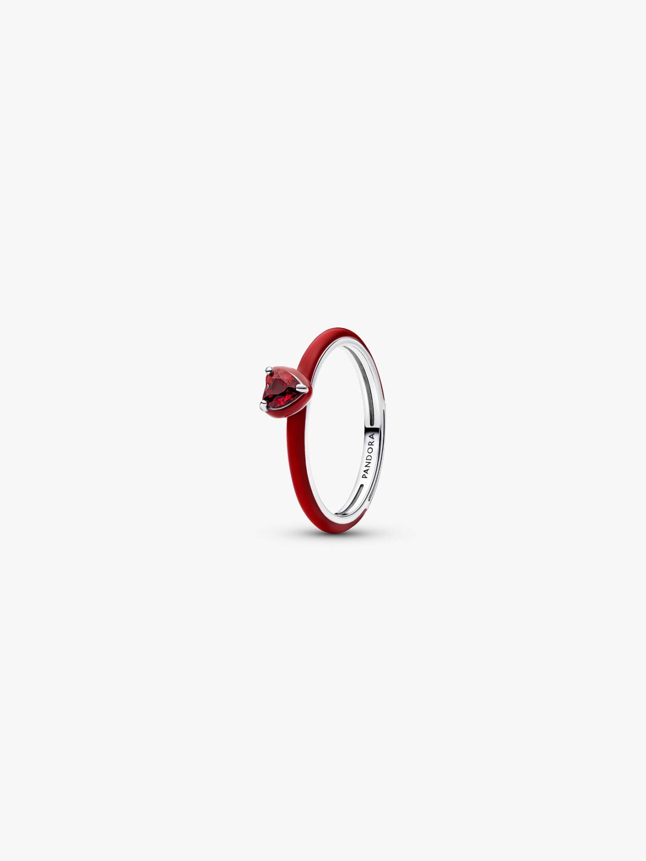 Anel Cora��o Chakra Vermelho
