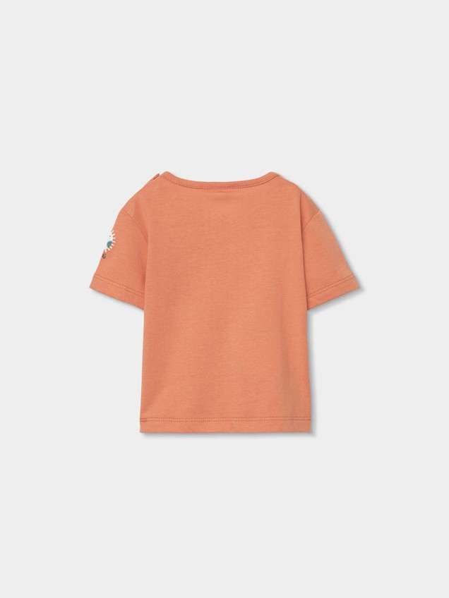 Conjunto de T-shirt e Jardineira
