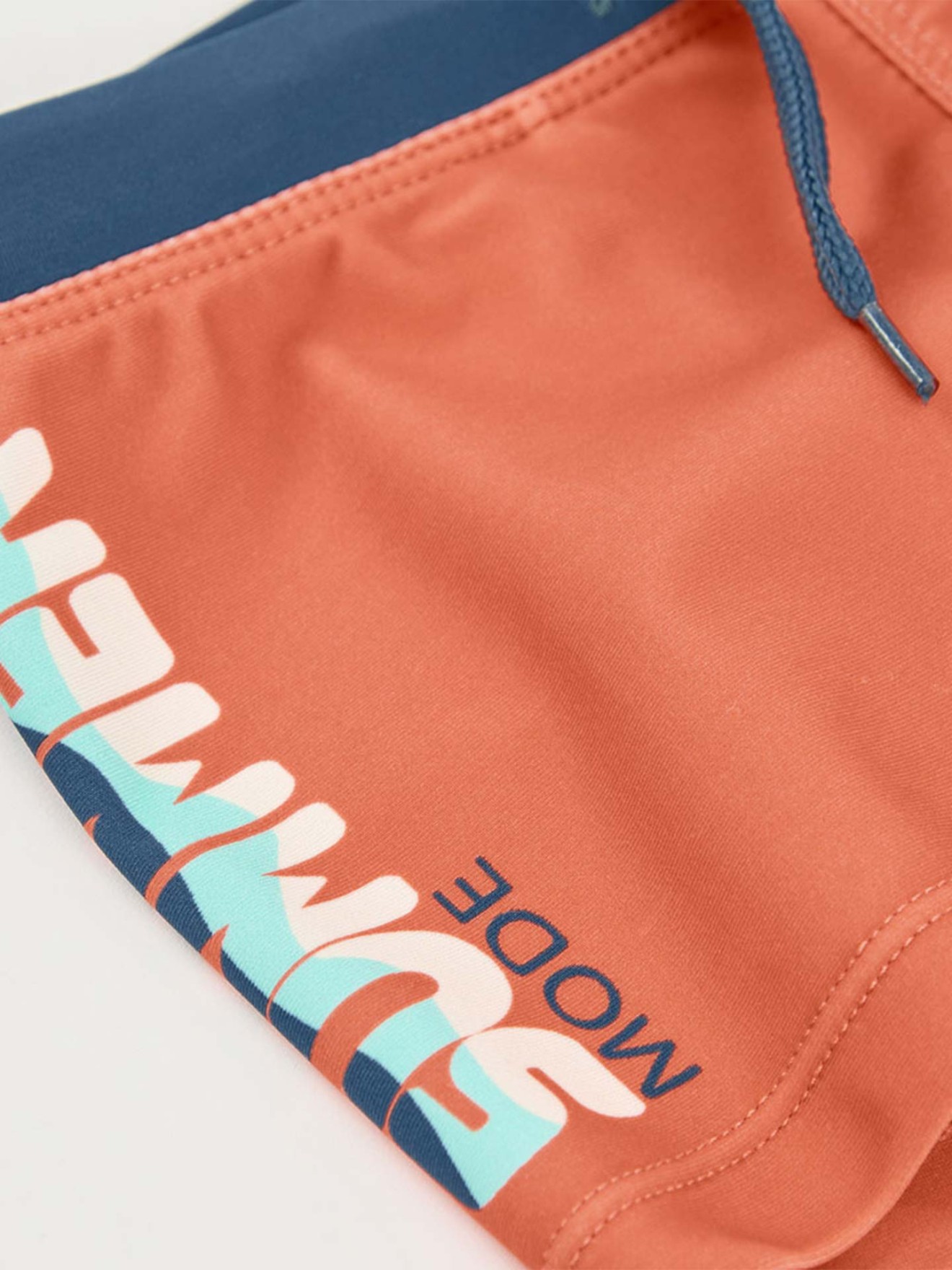 Calções de Banho Estampados com Cordão