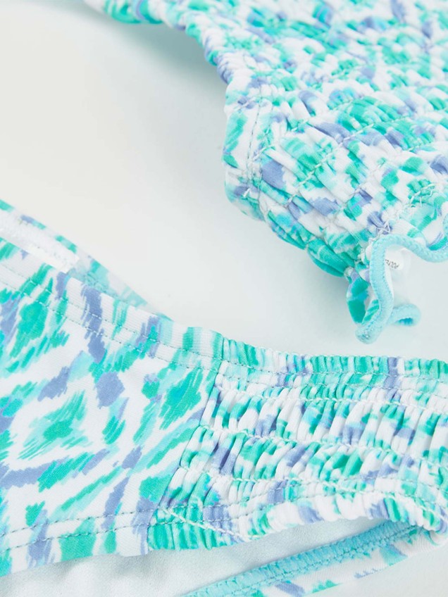 Biquíni com Padrão Geométrico