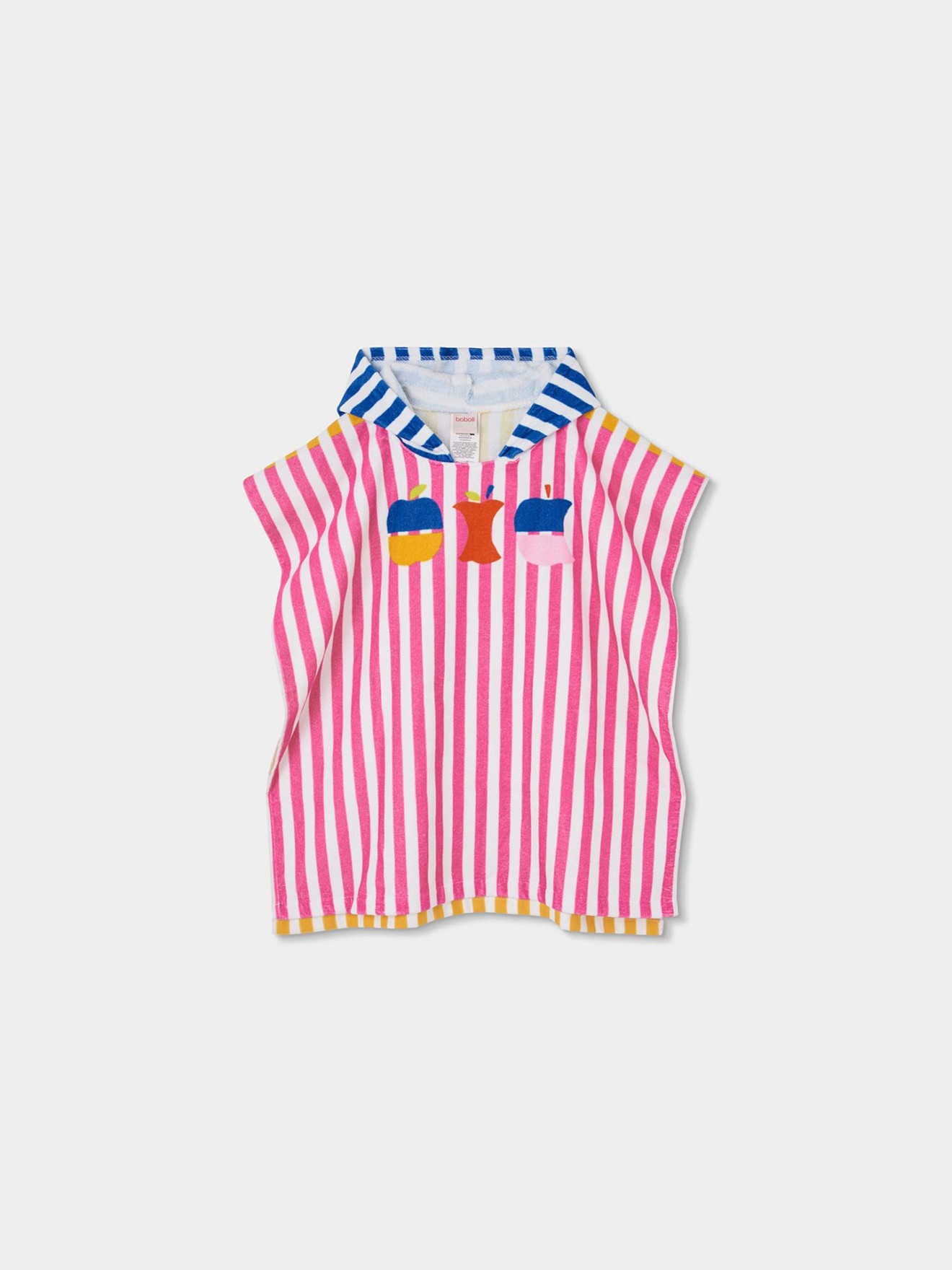 Toalha Poncho com Padr�o de Riscas