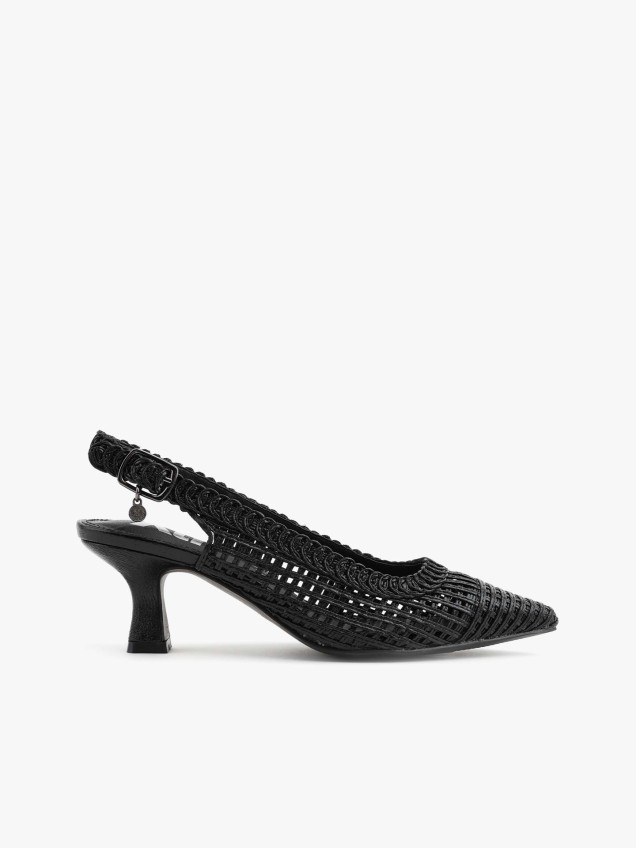 Sapatos Slingback com Salto