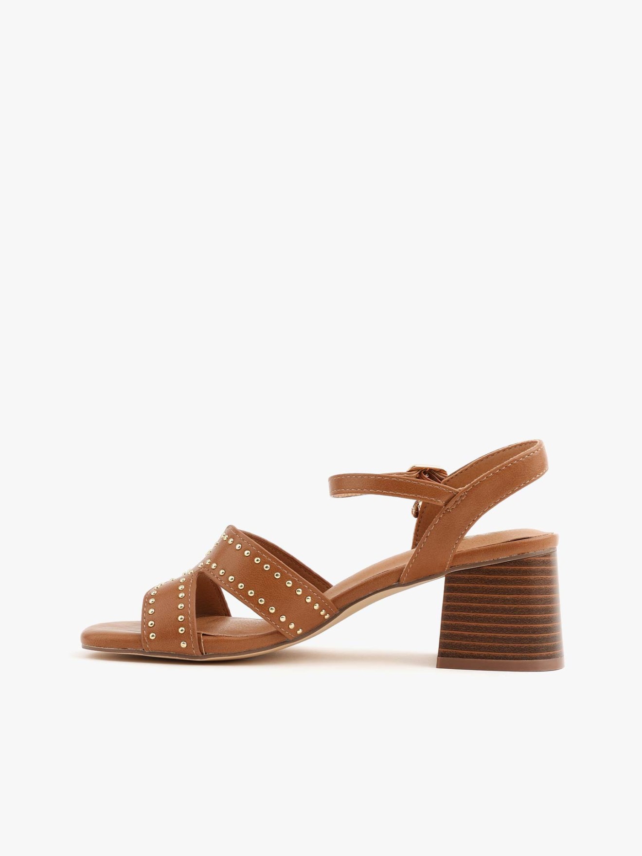 Sandálias com Salto em Bloco