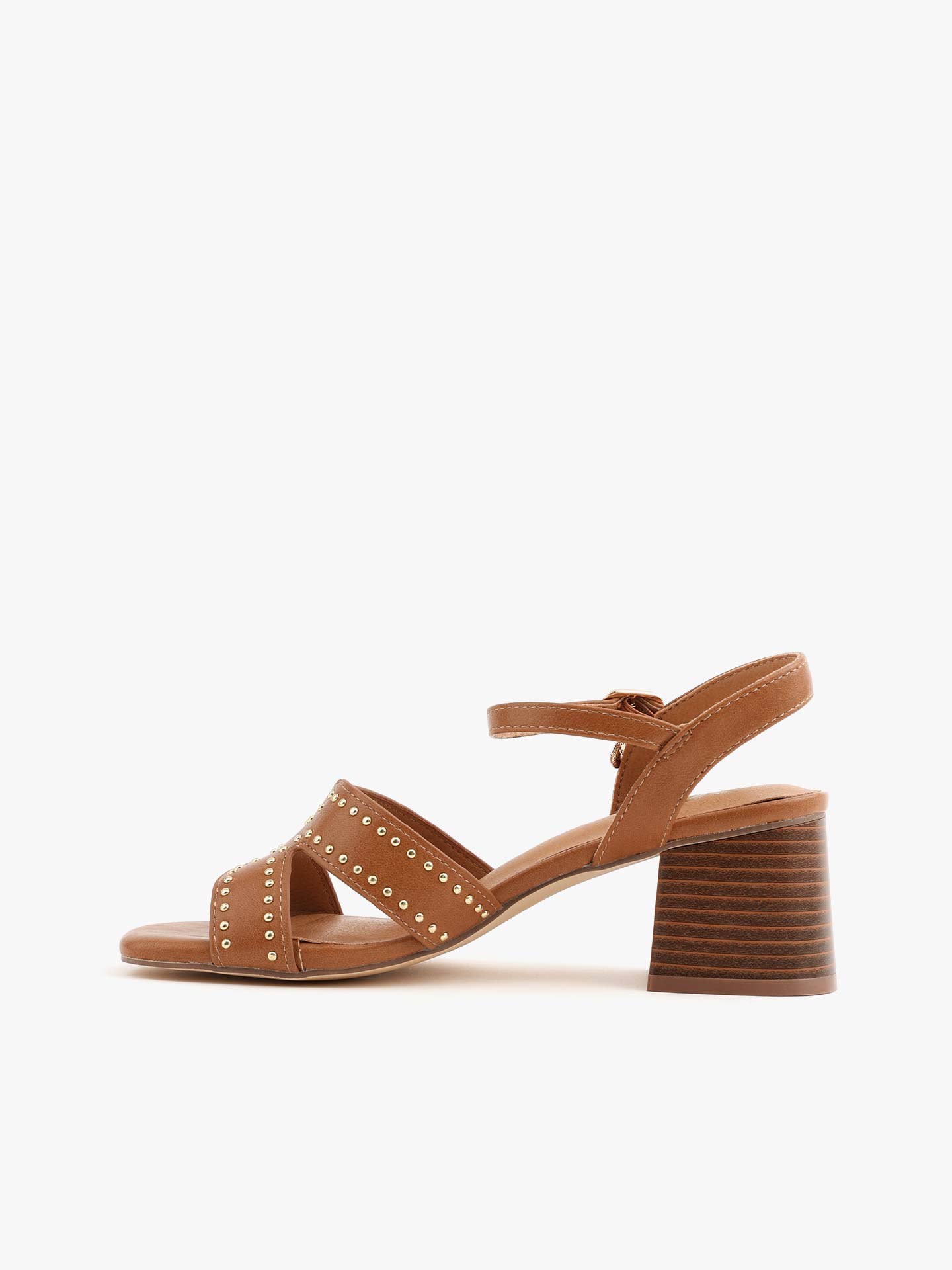 Sandálias com Salto em Bloco