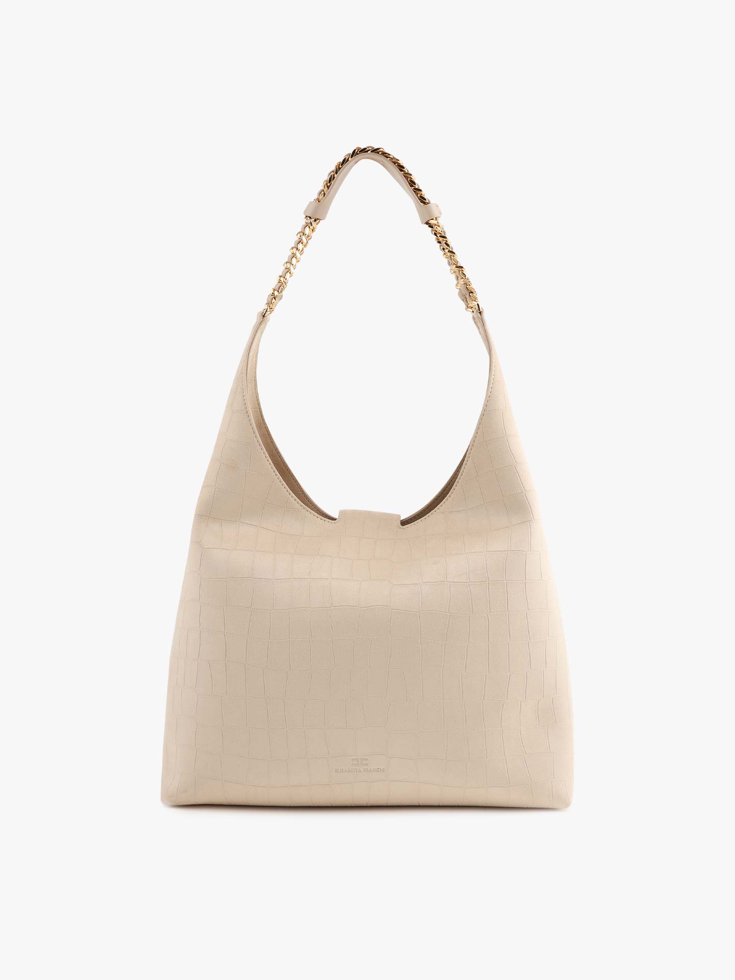 Mala de Ombro Efeito Camurça