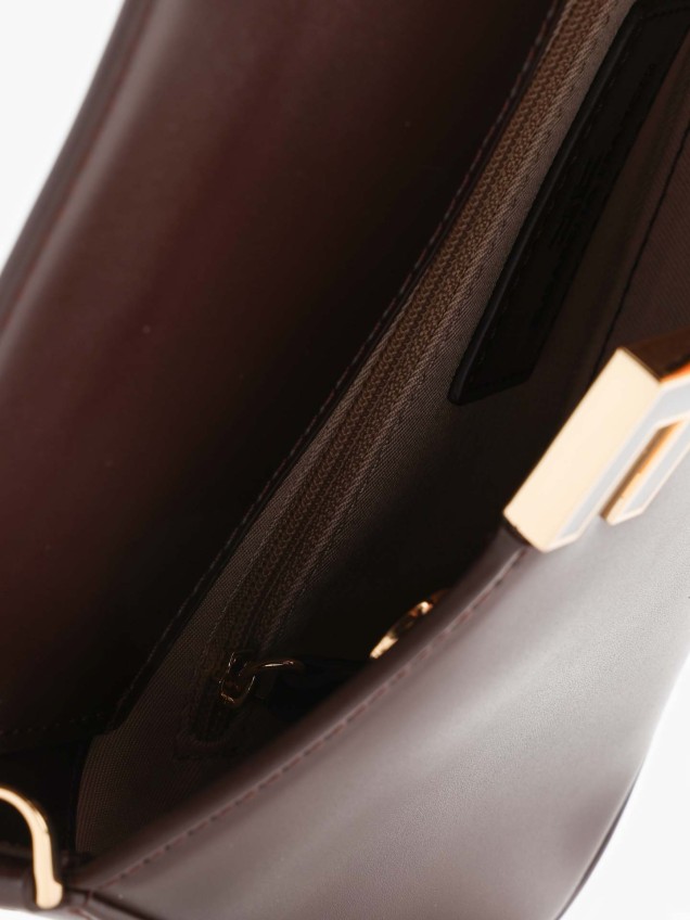 Mala de Ombro com Logótipo Metálico