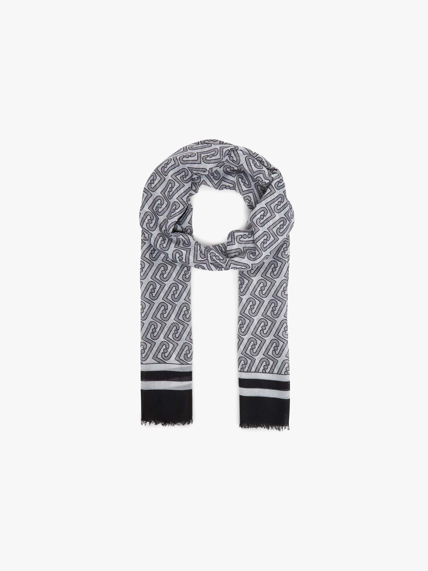 Echarpe com Padr�o Monograma