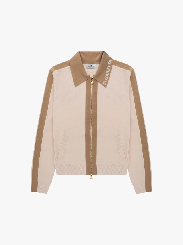 Casaco de Malha com Fecho de Correr