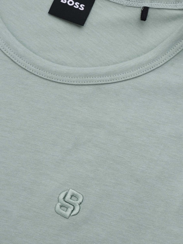 T-shirt com Logótipo Bordado