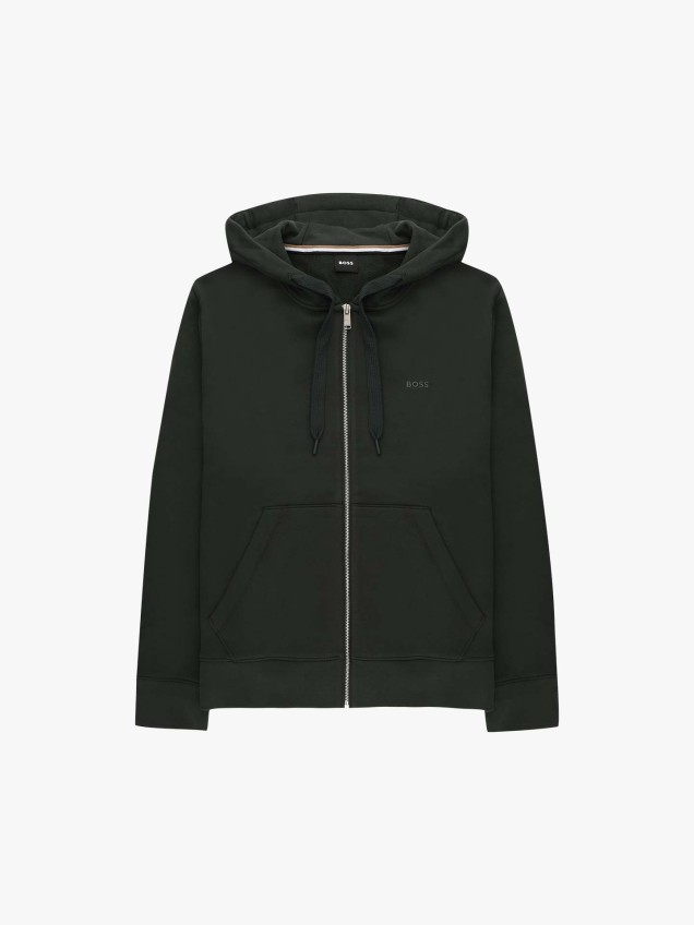 Casaco com Capuz e Fecho de Correr