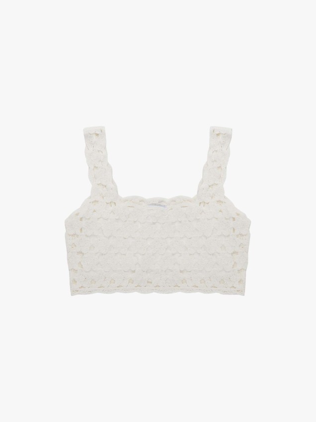 Top Curto de Crochet