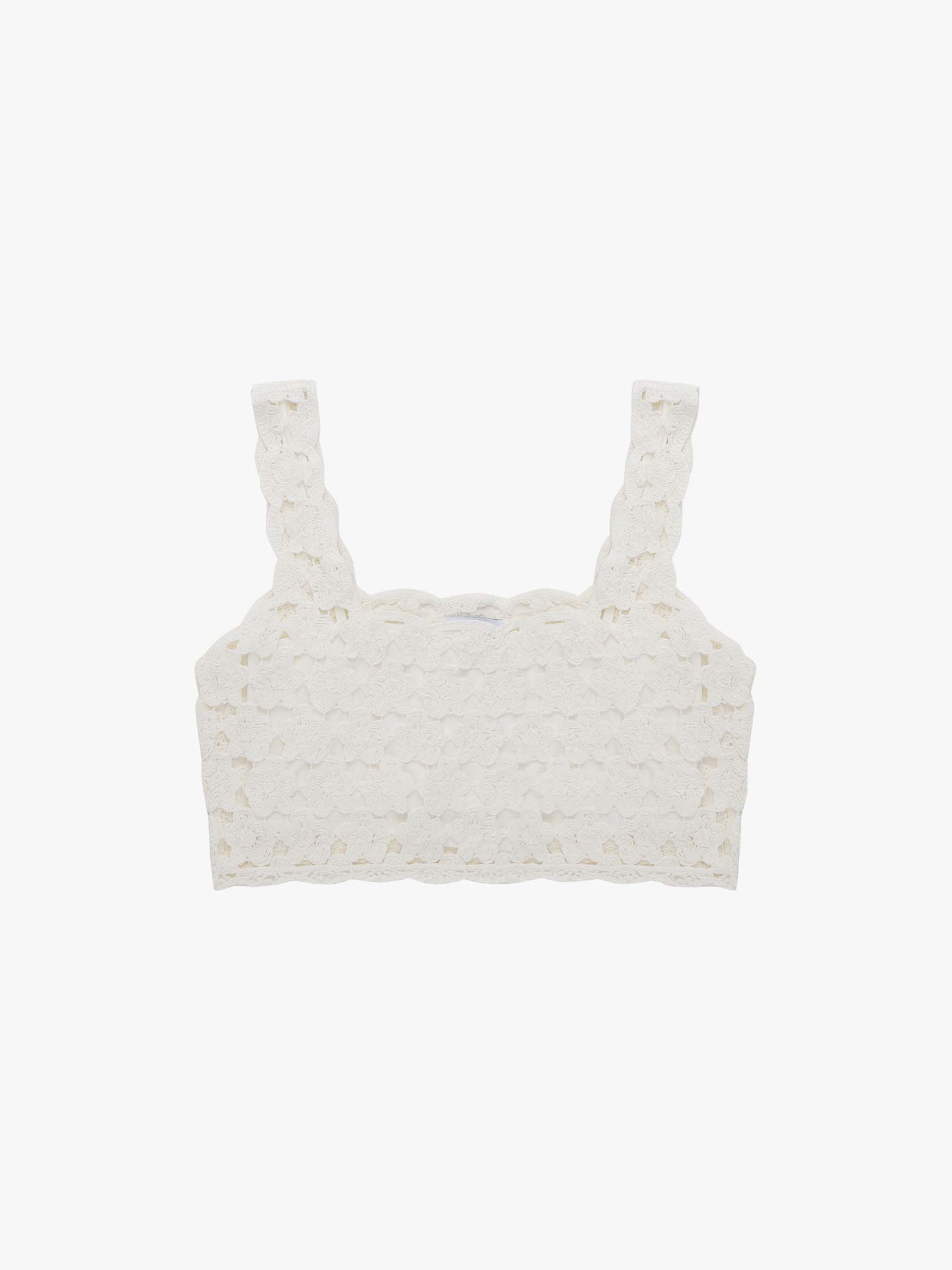 Top Curto de Crochet