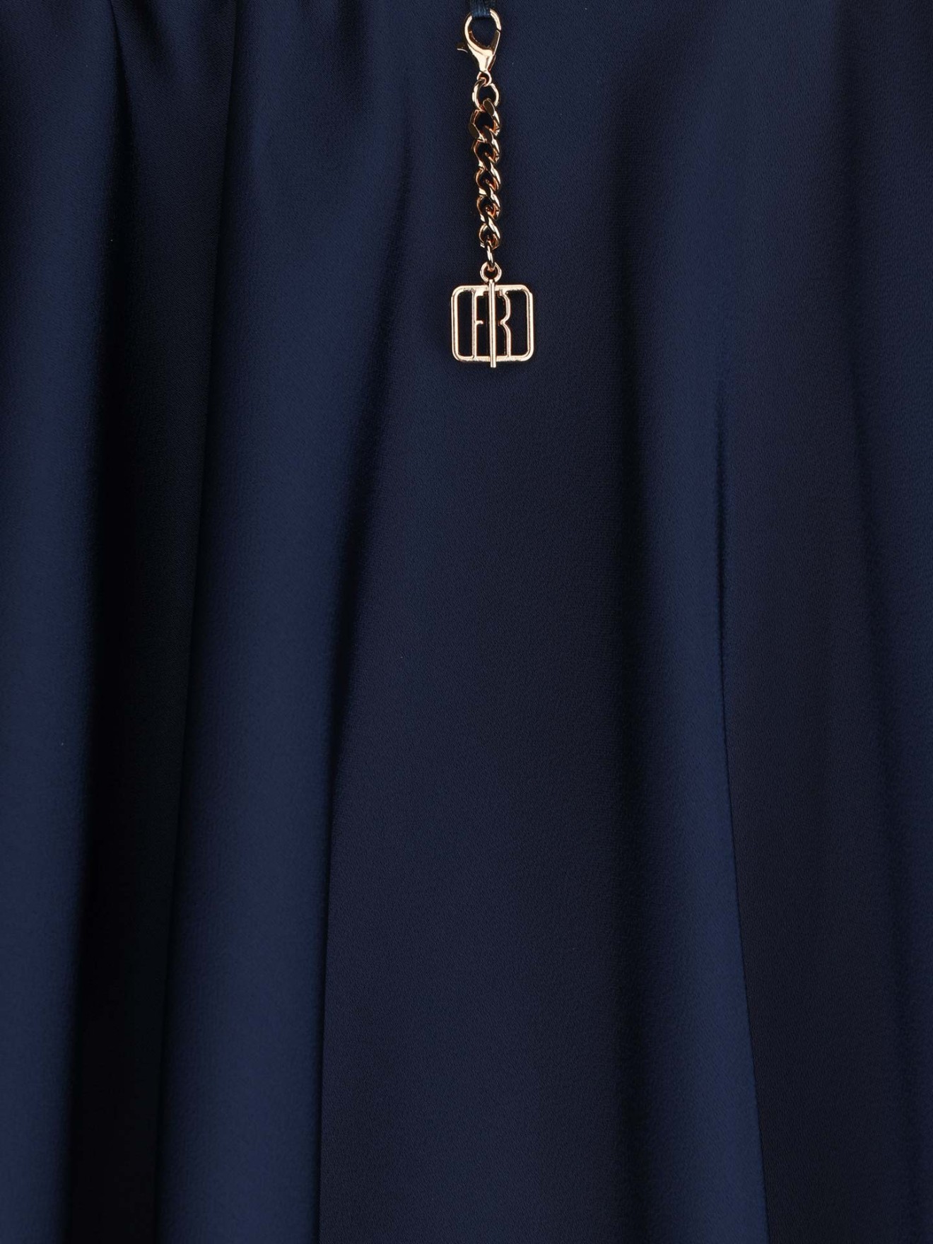 Saia Midi Assim�trica Acetinada