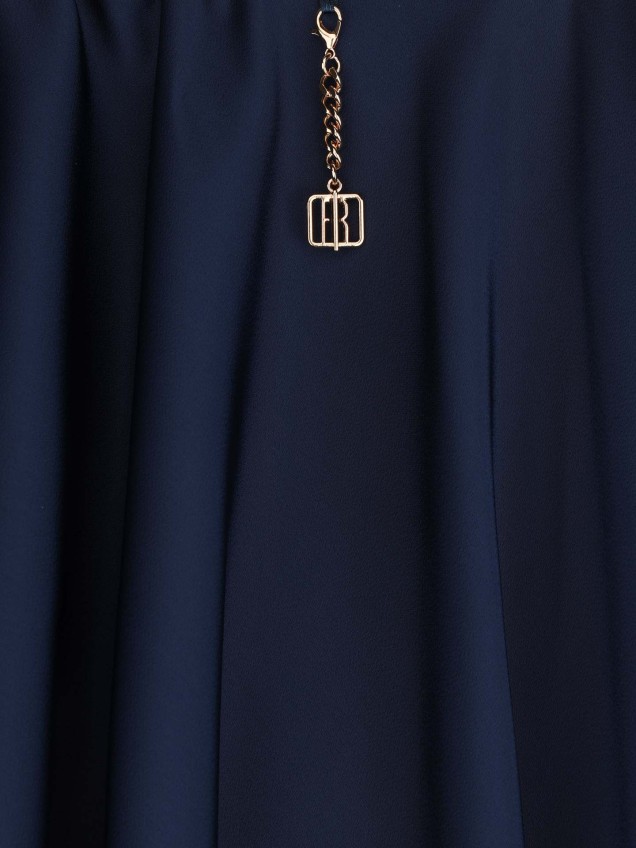 Saia Midi Assimétrica Acetinada