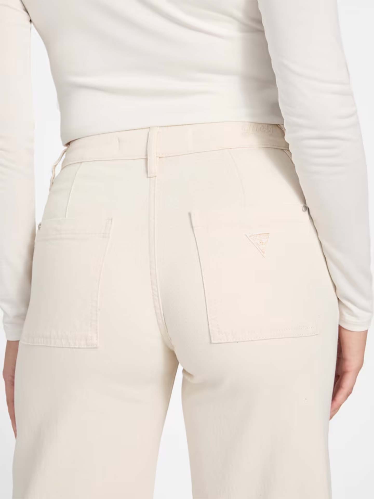 Calças de Perna Larga e Cintura Subida Zoya