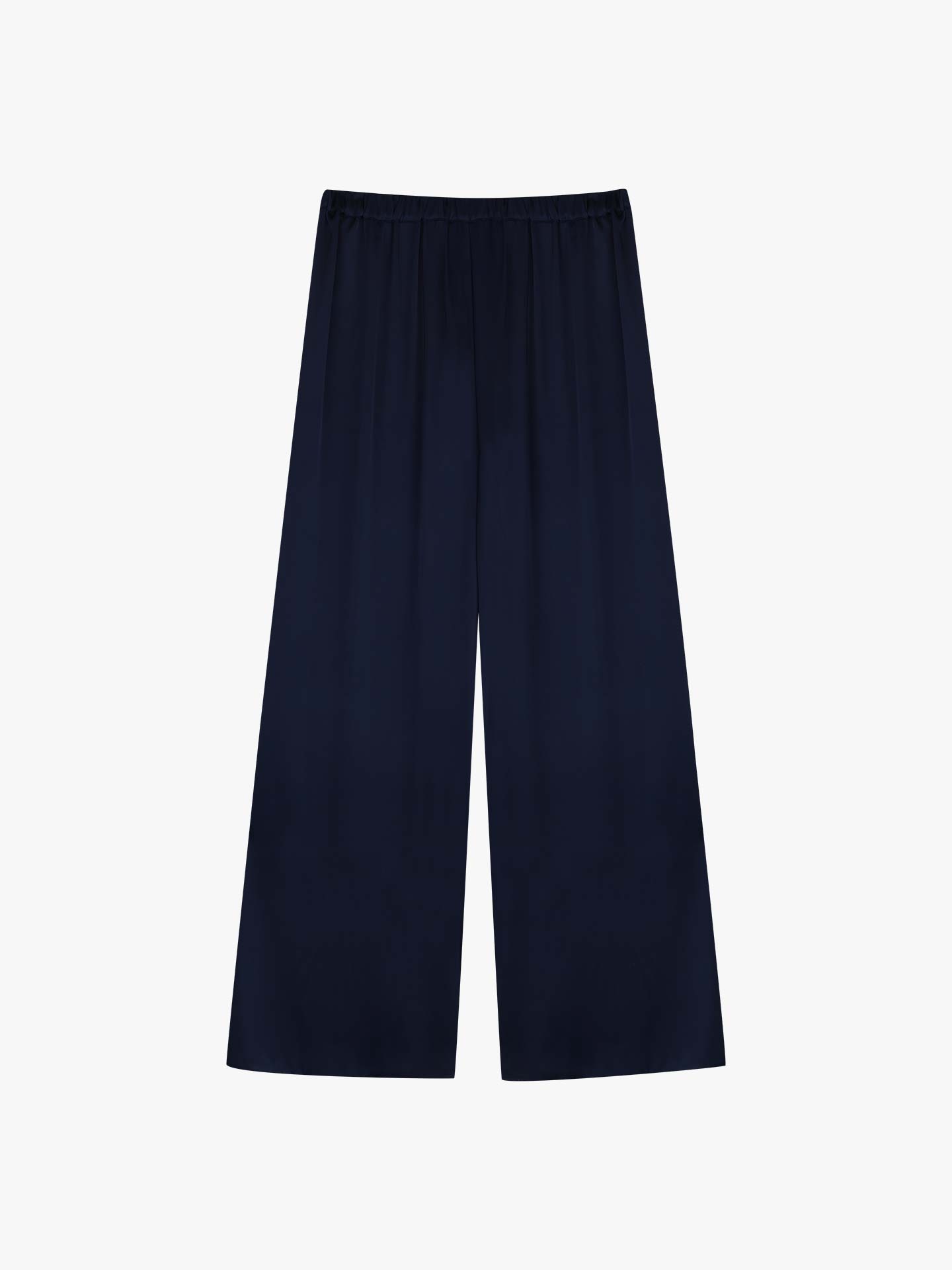 Calças Largas Fluidas com Detalhe Metálico