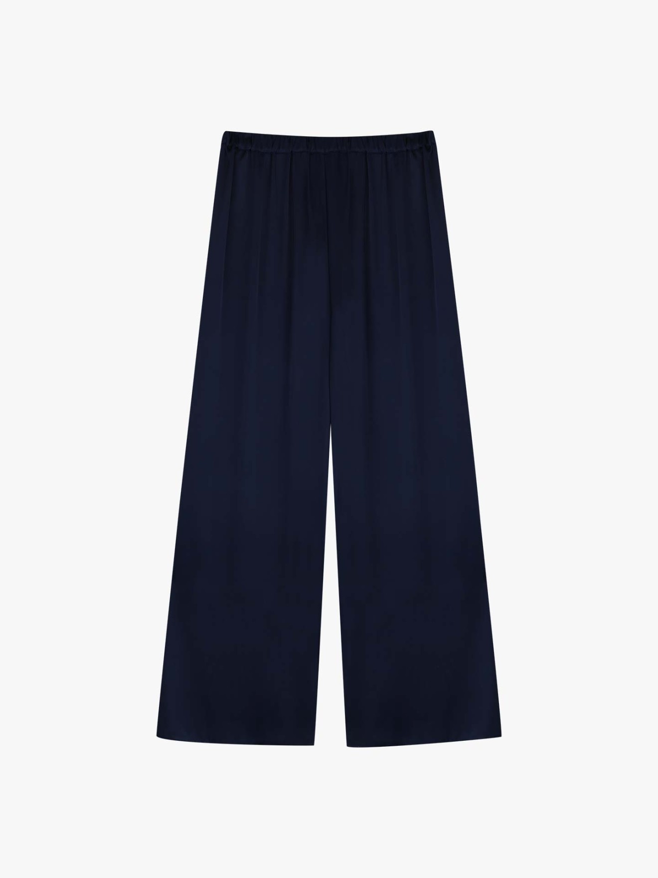 Calças Largas Fluidas com Detalhe Metálico