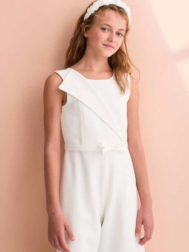 Macacão sem Mangas com Perna Larga