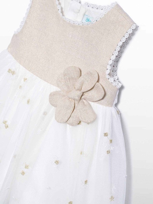 Vestido de Cerimónia com Saia de Tule