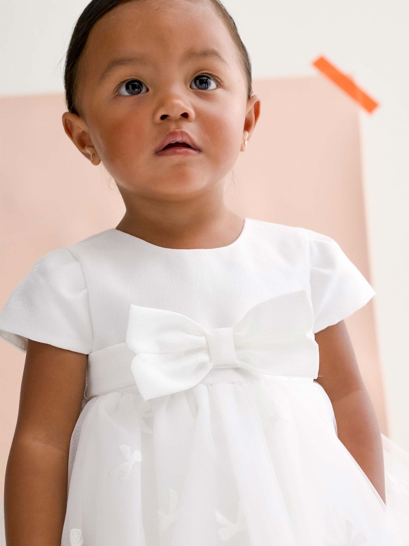 Vestido de Cerim�nia com Saia de Tule