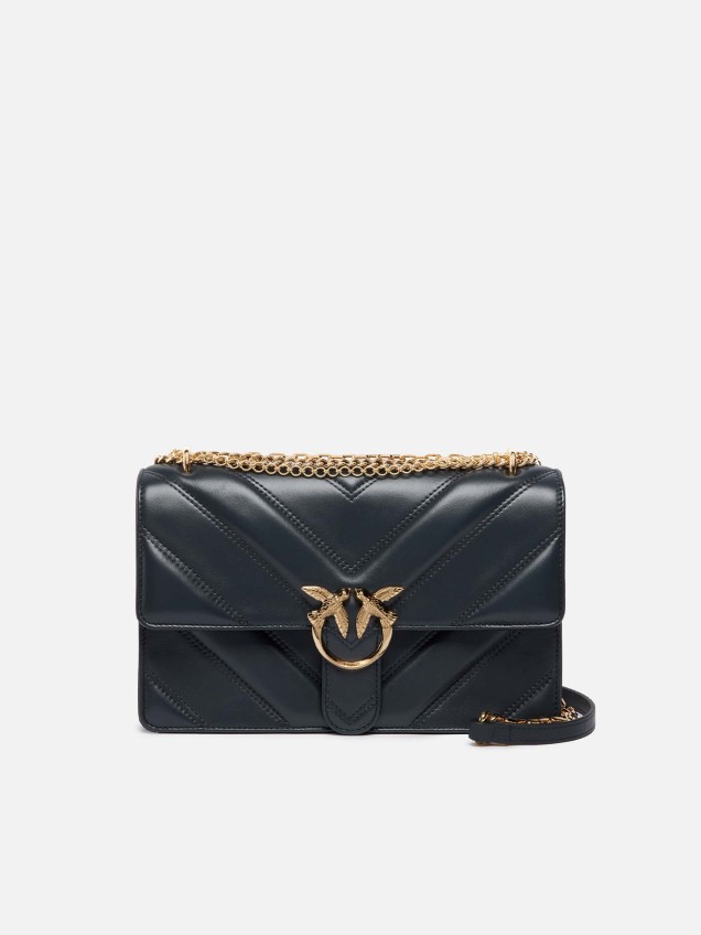 Mala de Tiracolo Love One Classic Trip em Pele