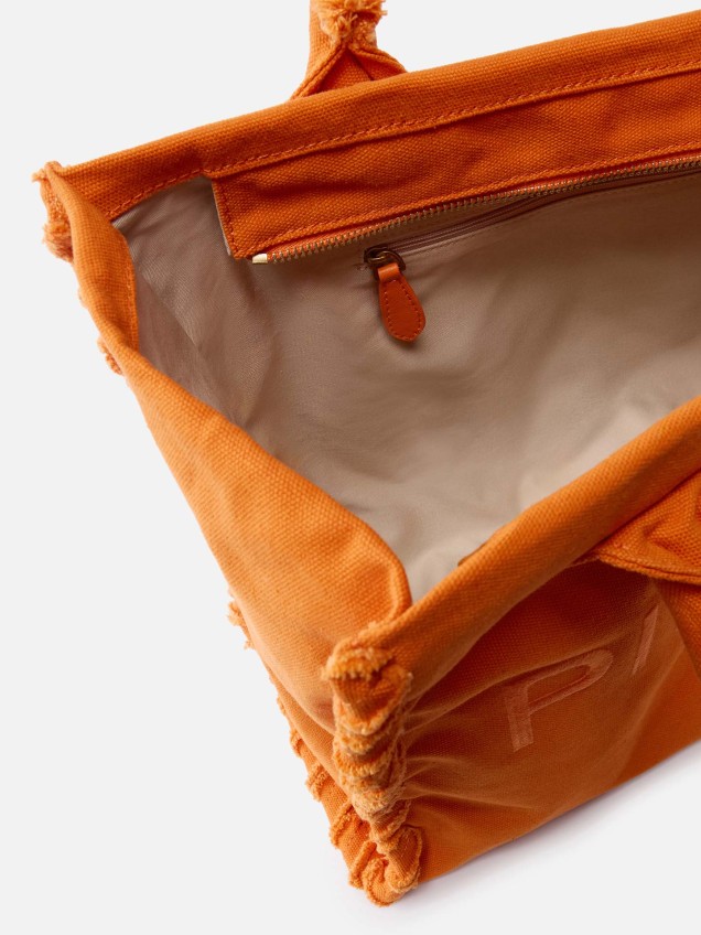 Saco Tote com Pormenores Desfiados