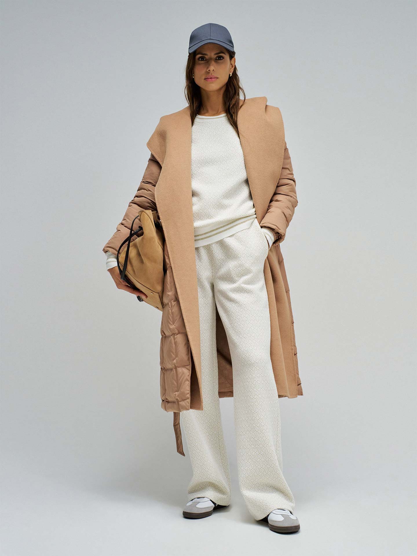 Sweatshirt em Malha Jacquard