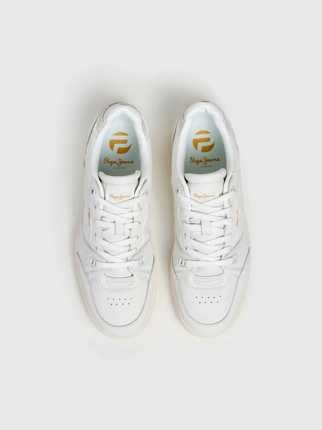 Sapatilhas Clay Club de Pele