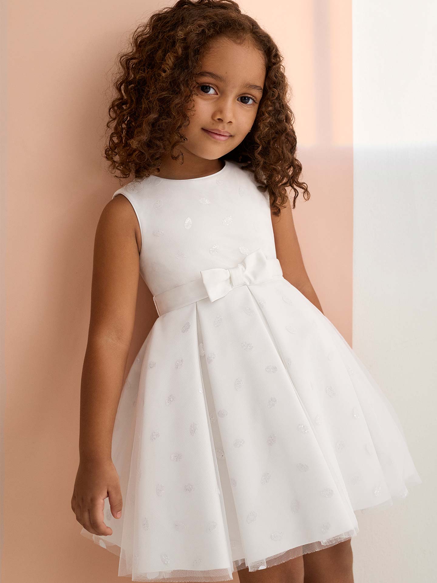 Vestido de Cerimónia em Tule com Glitter