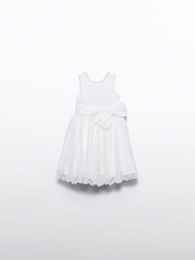 Vestido de Cerim�nia em Tule Bordado