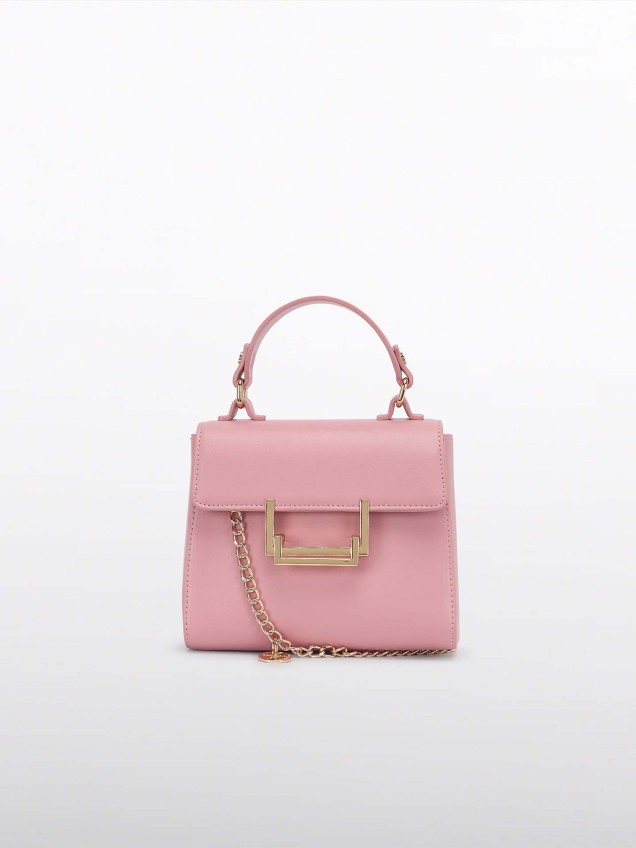 Mala de Mão Estruturada com Alça de Corrente