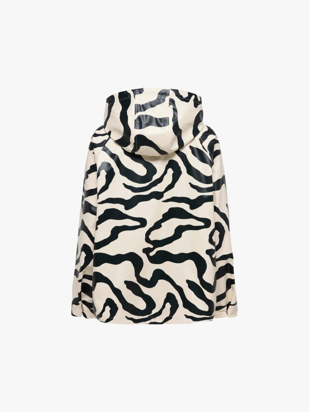 Parka Impermeável com Capuz