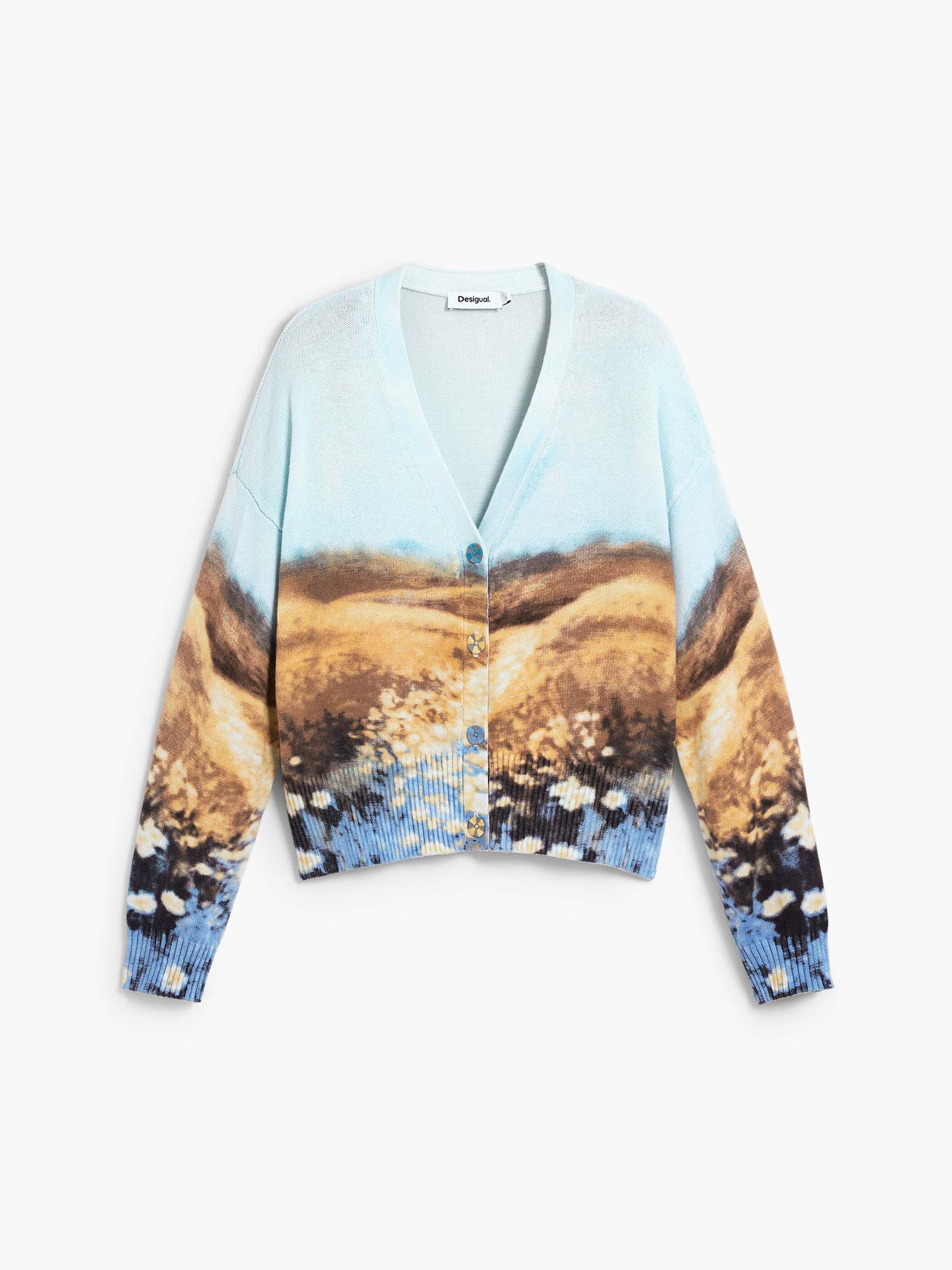 Casaco de Malha Estampada