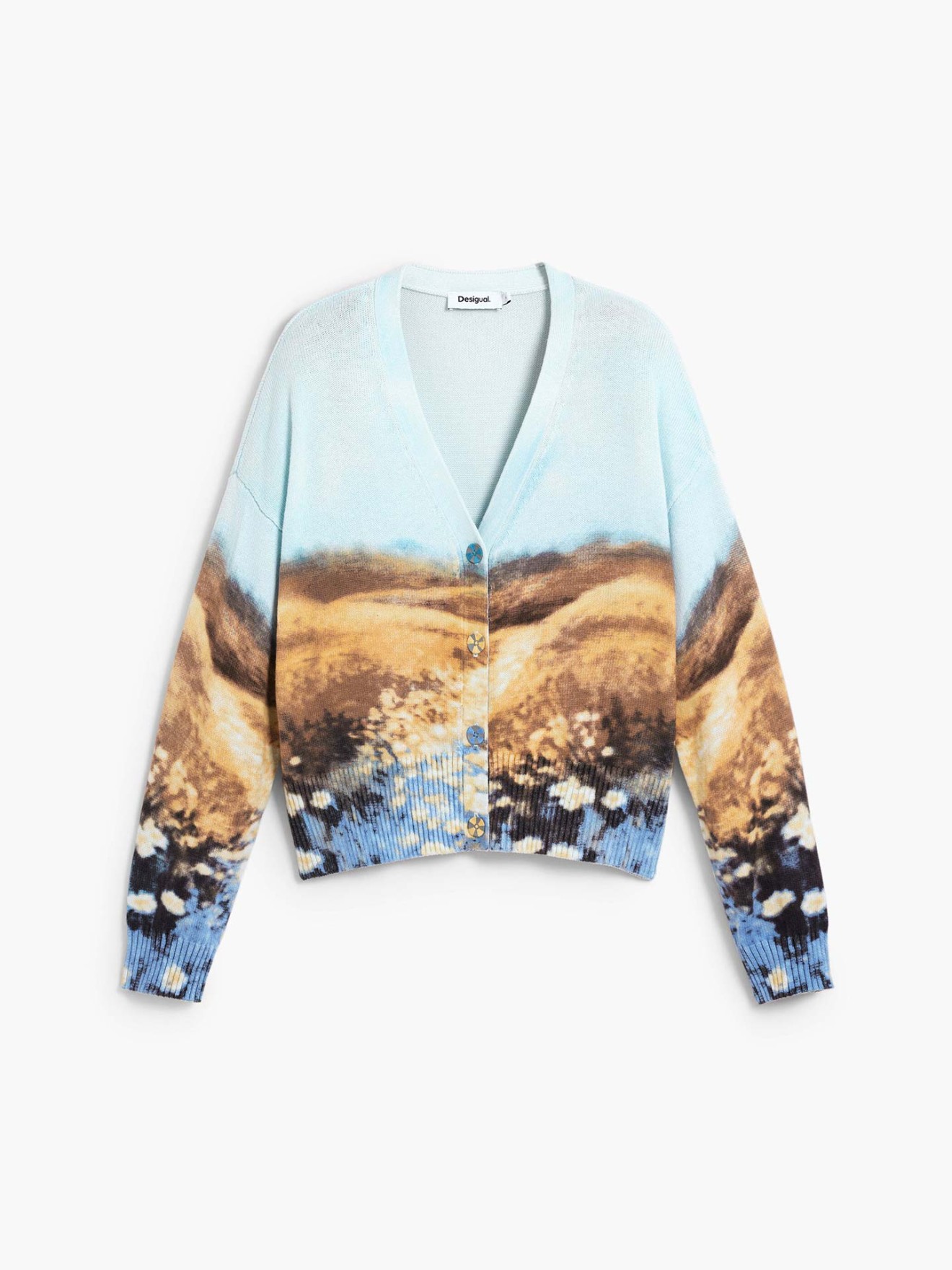 Casaco de Malha Estampada