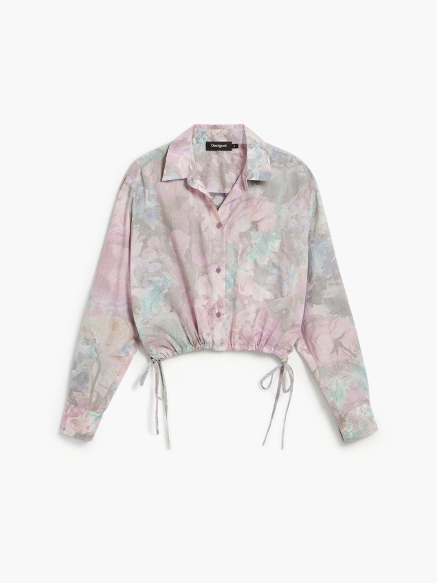 Camisa Cropped Desigual x Mr. Christian Lacroix