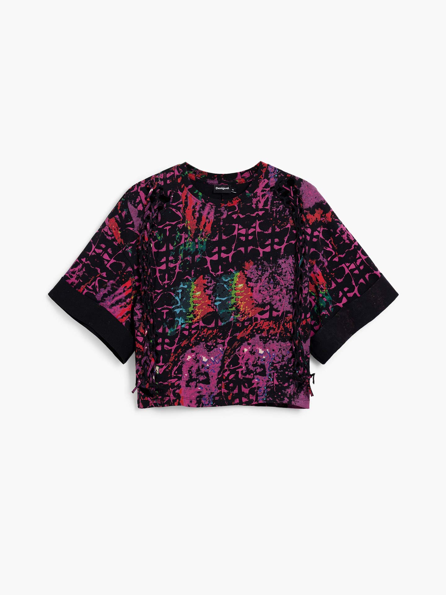 T-shirt com Estampado Étnico