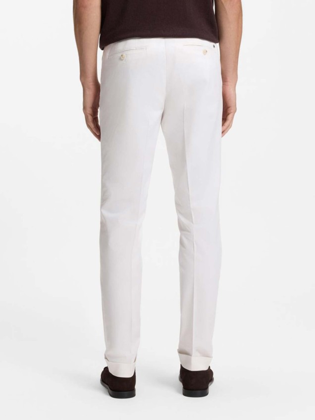 Calças Elásticas Slim Fit