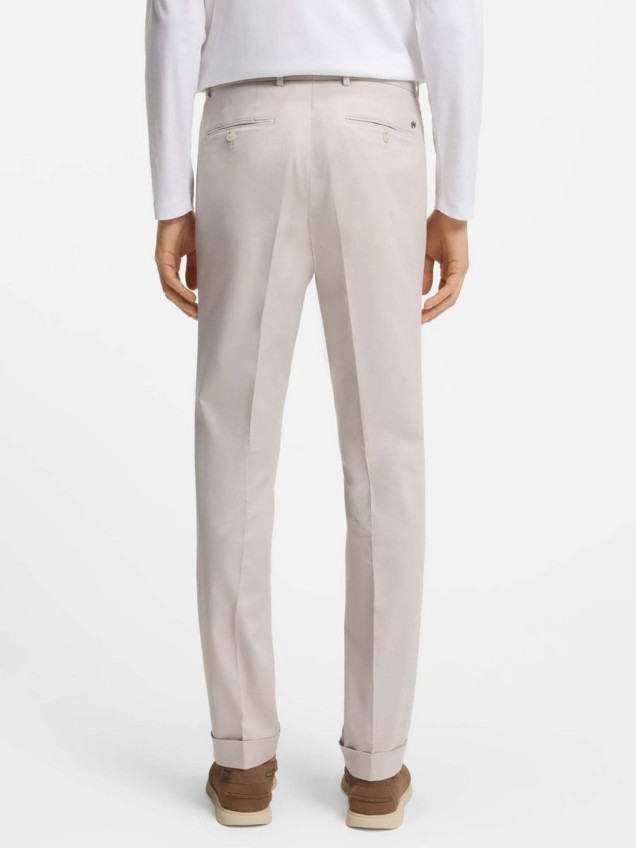 Calças Elásticas Slim Fit