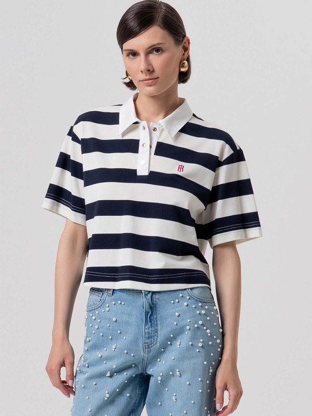 Polo Cropped Oversized