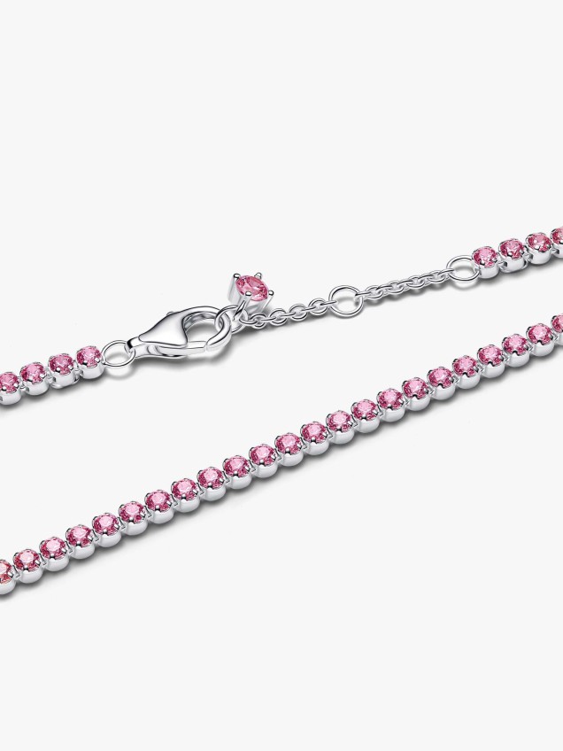 Pulseira de Ténis Pequena Rosa