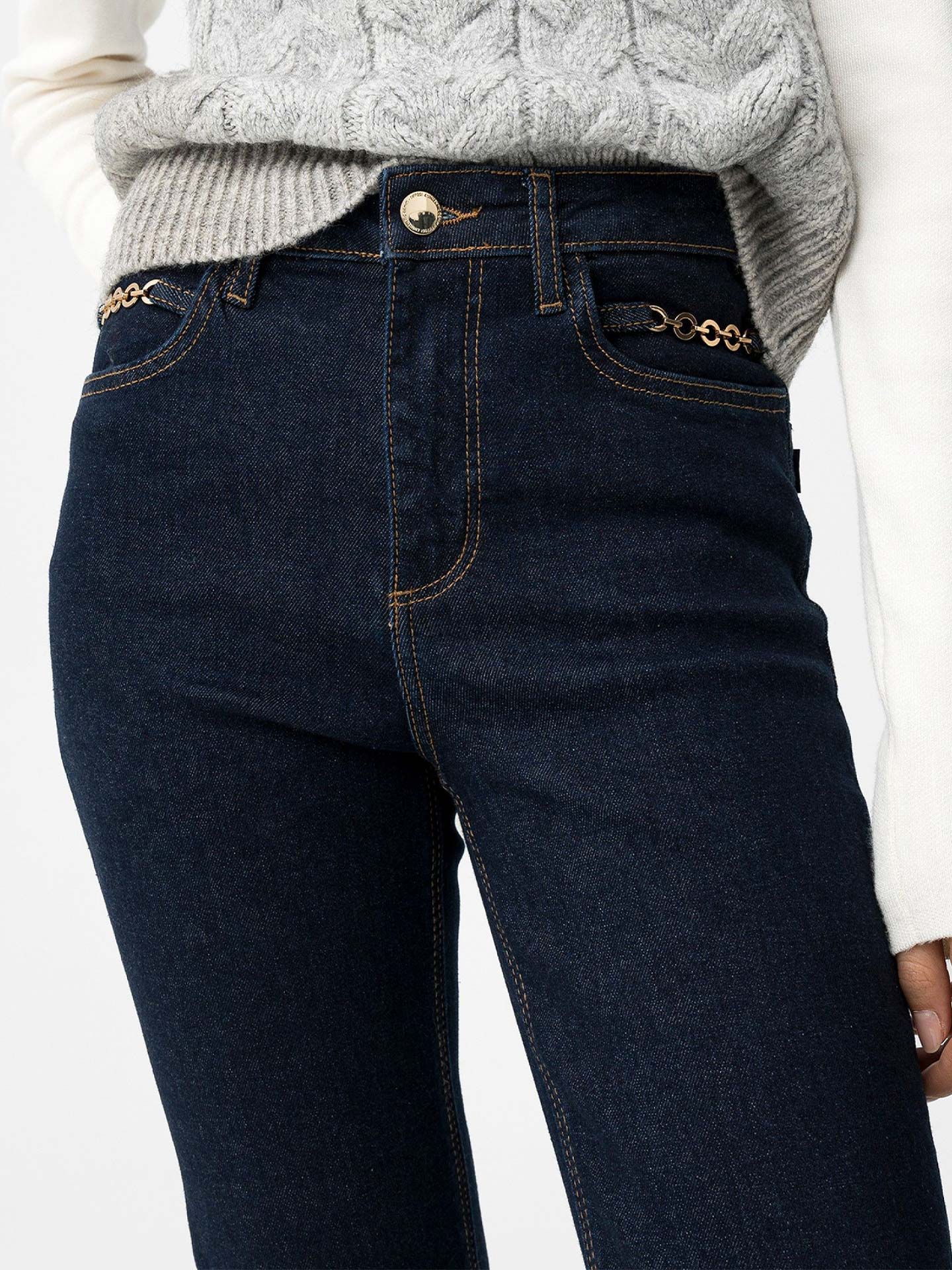 Calças de Ganga Cropped