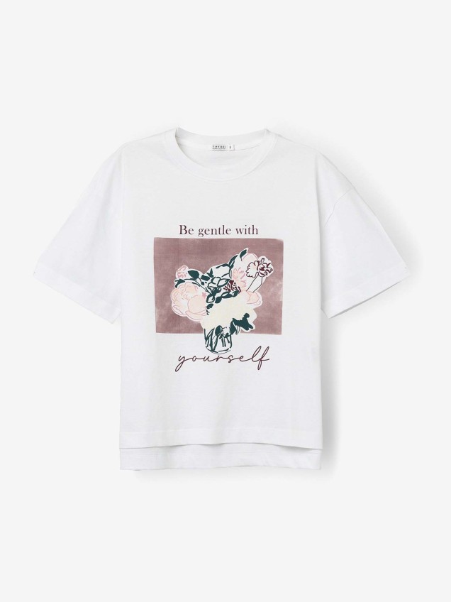 T-shirt com Estampado