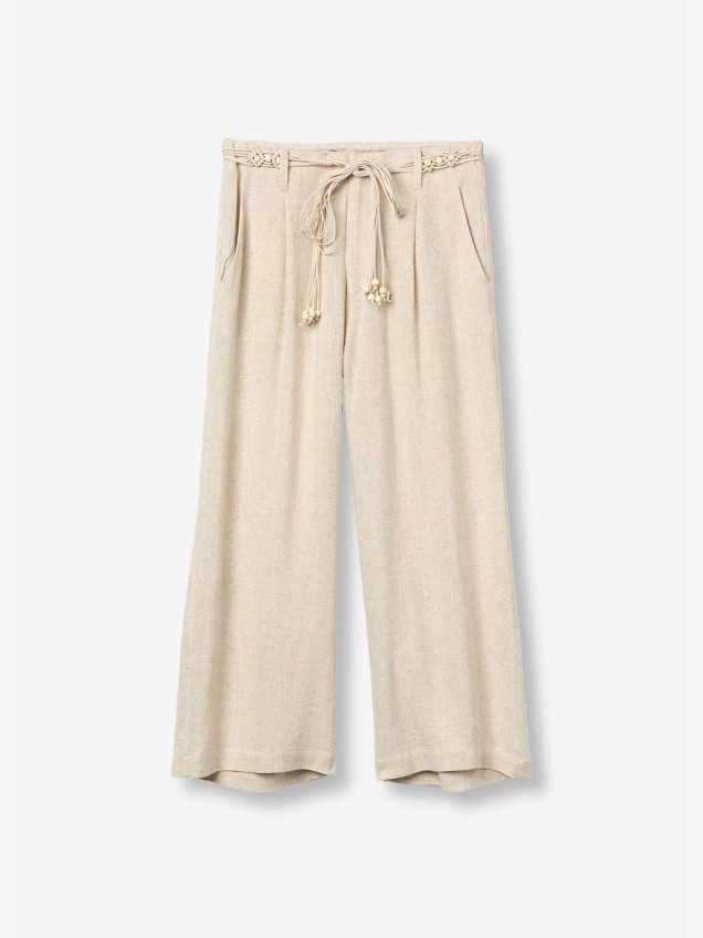 Cal�as Cropped de Perna Larga