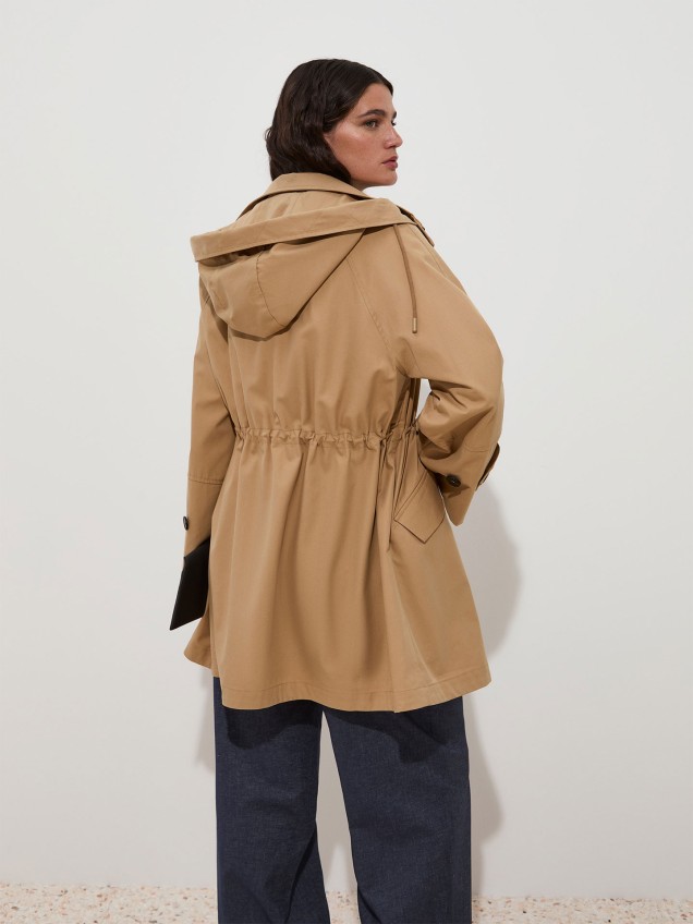 Parka com Capuz Removível