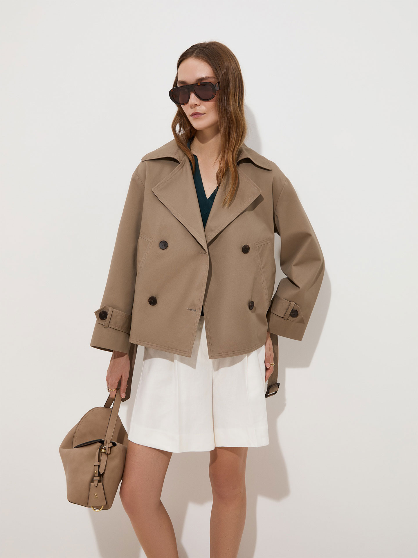 Gabardine Curta de Trespasse