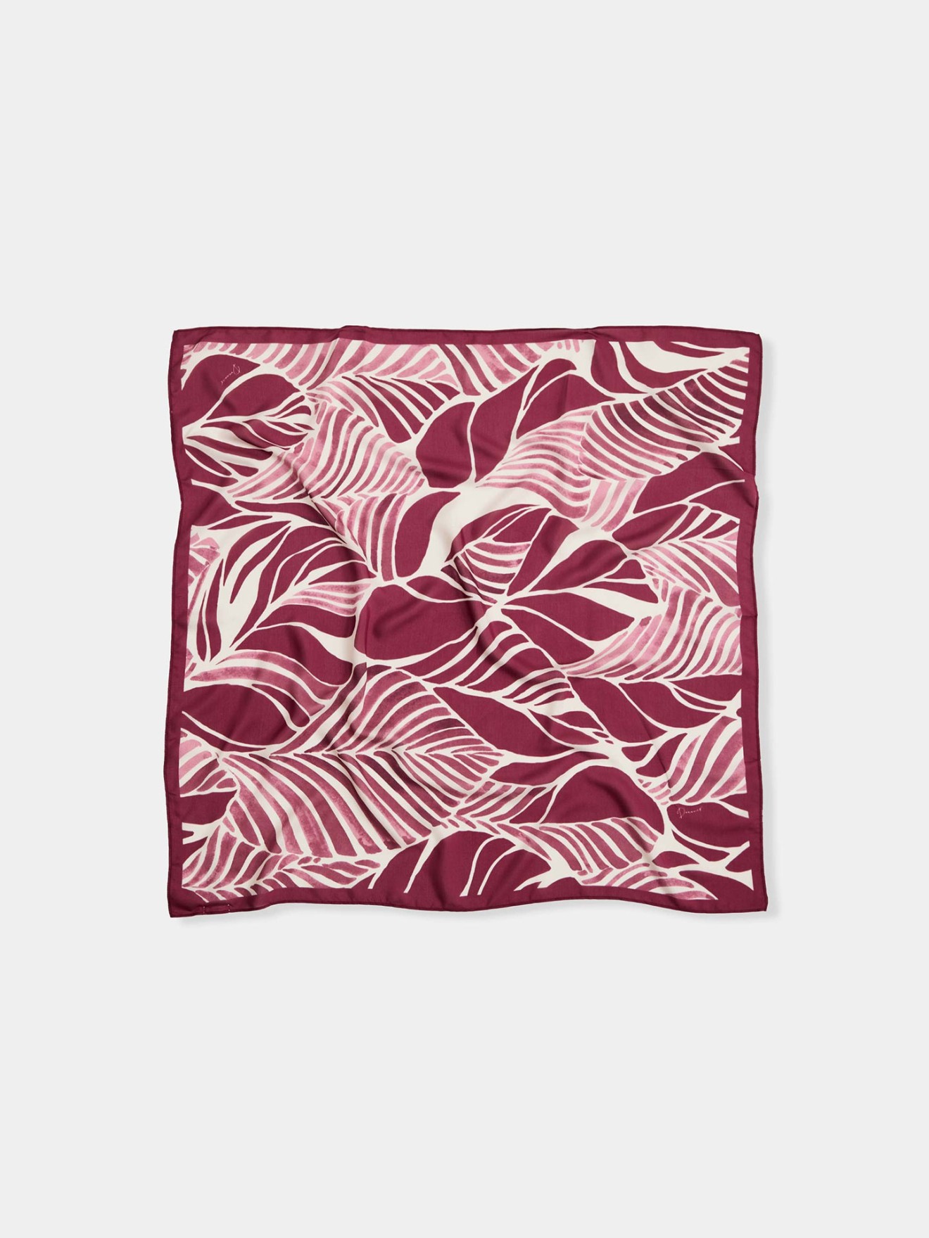 Lenço Quadrado com Estampado