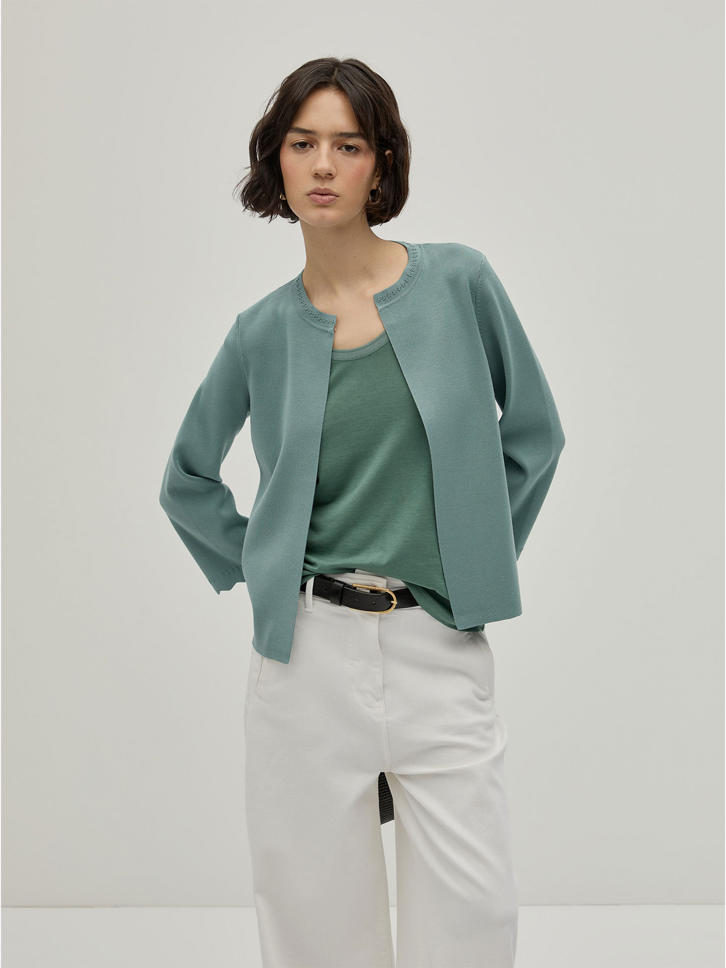 Casaco de Malha Curto